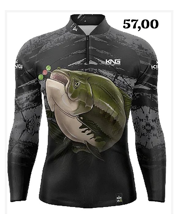Camisa de Pesca King Tam. EX