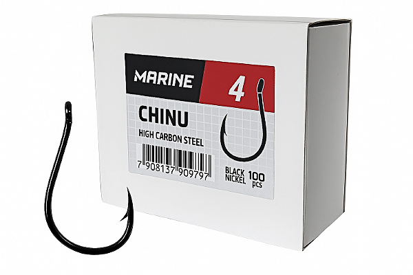 Caixa de Anzol preto Chinu Nº 4