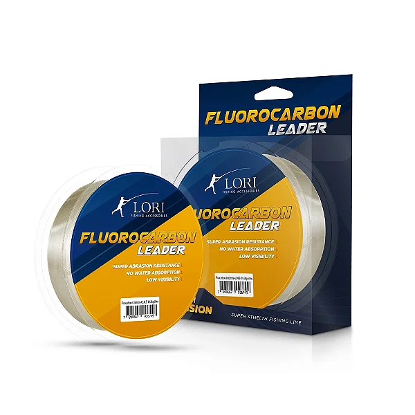 Linha Fluorocarbon Leader 0.50mm 50m 13,2kg - Lori