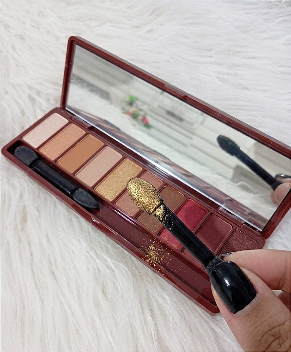 Paleta de Sombra Burgundy Feast 10 cores