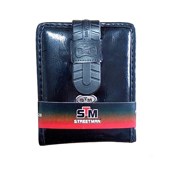 Carteira Masculina Streetman 10x12cm Preta