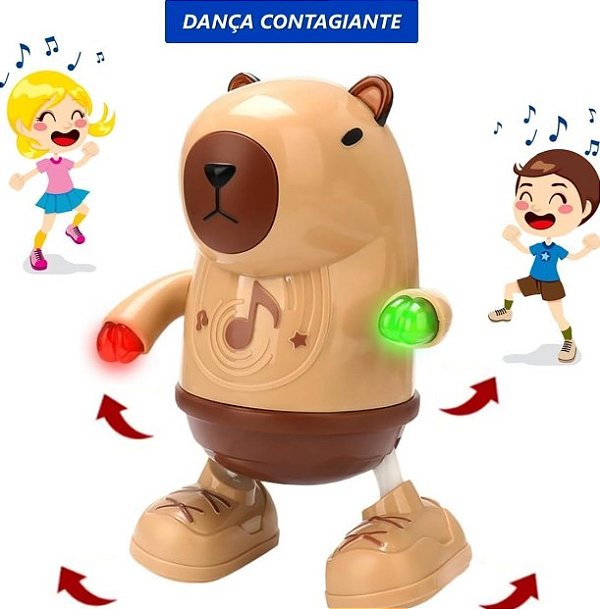 Capivara Dançante Luzes e Música