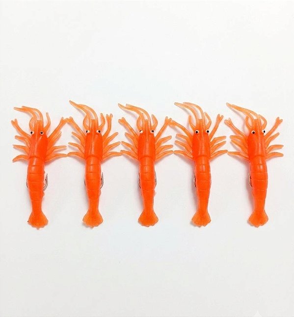 Isca Camarão de Silicone 5un Falcon Ottoni