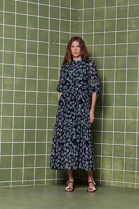 VESTIDO AMALFI ORQUÍDEAS