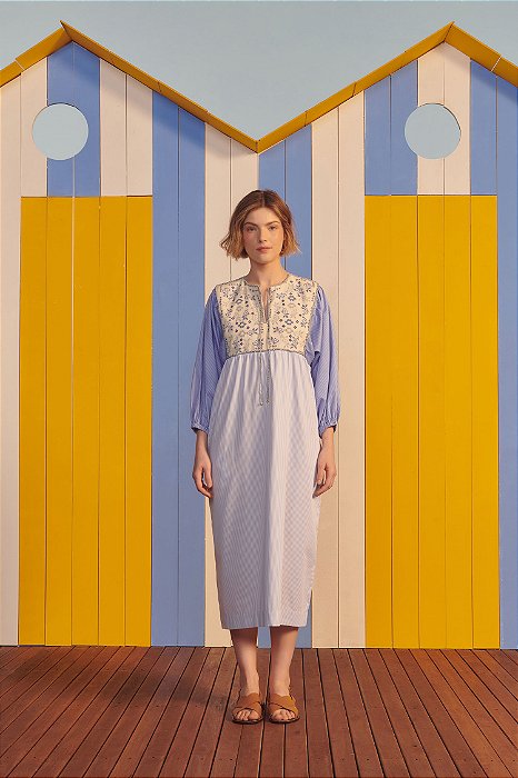 VESTIDO CORA PONTO CRUZ