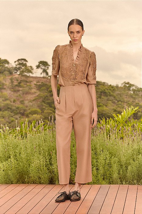 CALÇA ATENA ALGODÃO COM ELASTANO