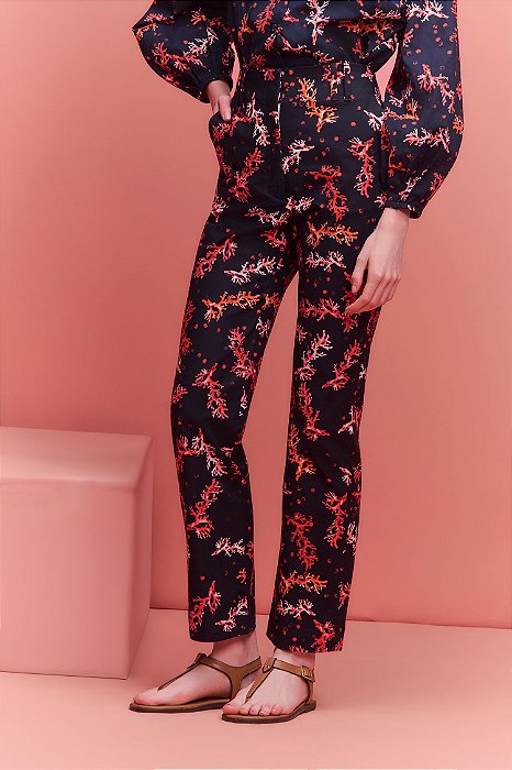 CALÇA OLIVIA CORAL