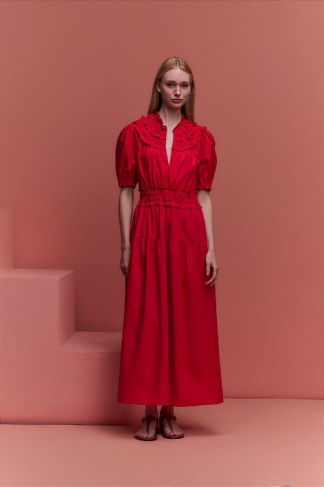 VESTIDO TETÊ VERMELHO