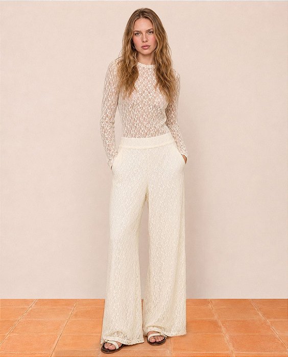 CALÇA EME RENDA