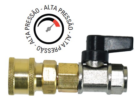 Kit Engate Rápido Com Registro Para Lavadora de Alta Pressão Sgt Sigma Tools