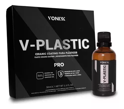 V-Plastic Pro 50ml Coating Cerâmico para Plásticos Vonixx