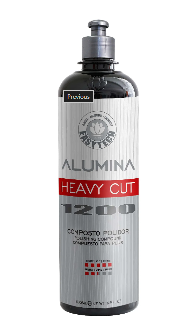 Alumina Heavy Cut 1200 Polidor Corte Pesado 500ml Easytech