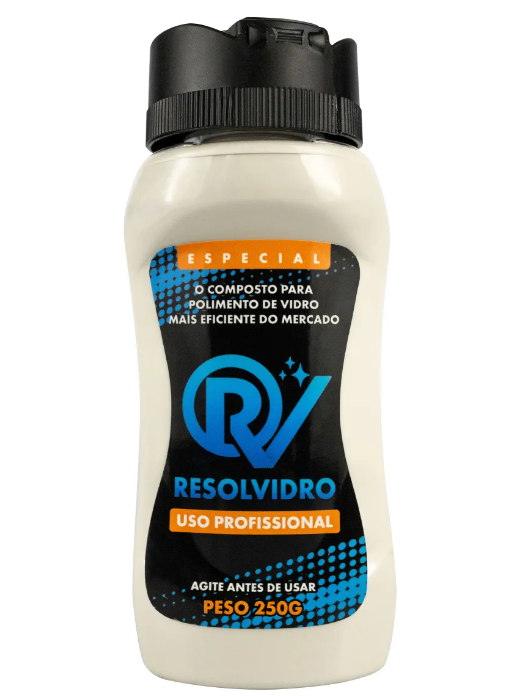 Composto para Polimento de Vidros Resolvidro - 250g