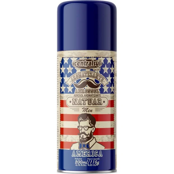 Aromatizante Aerossol Men América 200ml Centralsul