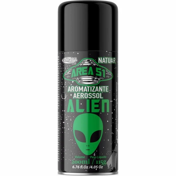 Aromatizante Aerossol Alien 200ml Centralsul