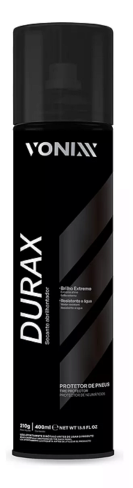 Durax Pretinho Para Pneus Aerossol 400ml Vonixx