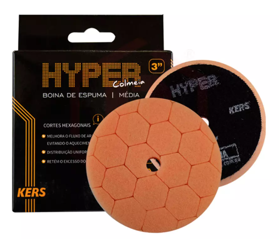 Boina Hyper De Espuma Média Refino 3 Pol Kers