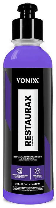 Restaurax - Restaurador de Plásticos 240ml - Vonixx