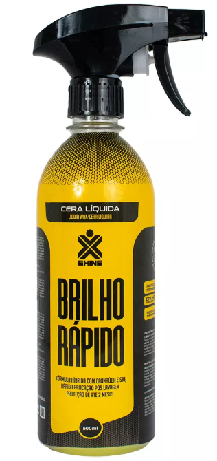 Brilho Rápido Cera Automotiva Carnaúba 500ml - XShine