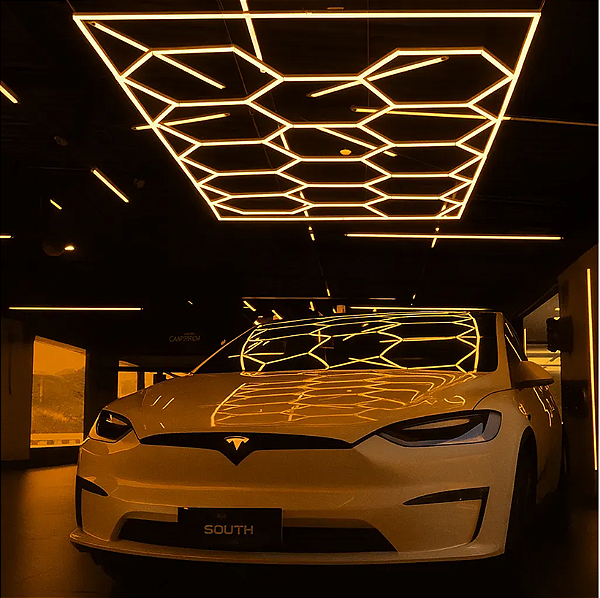 Iluminação Colmeia Color Balance Policarbonato 14 Células Bivolt Led Kers