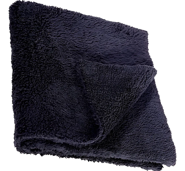 Toalha De Microfibra Felpuda 410gsm Cinza 40x40cm Vonixx