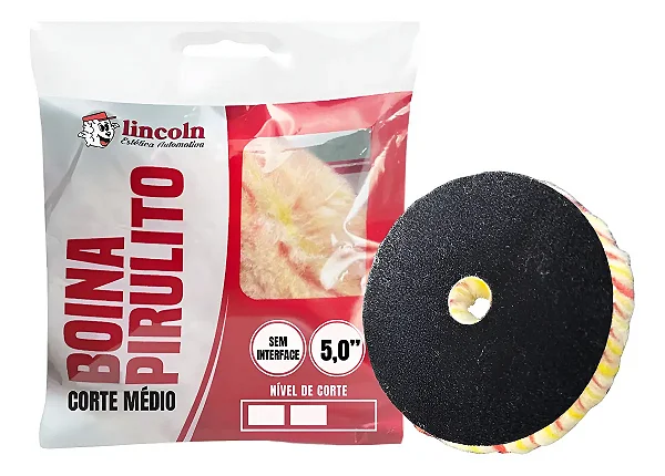 Boina Pirulito Corte Médio 5 pol Sem Interface Lincoln