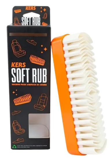 Escova Para Limpeza de Couro Soft Rub Kers