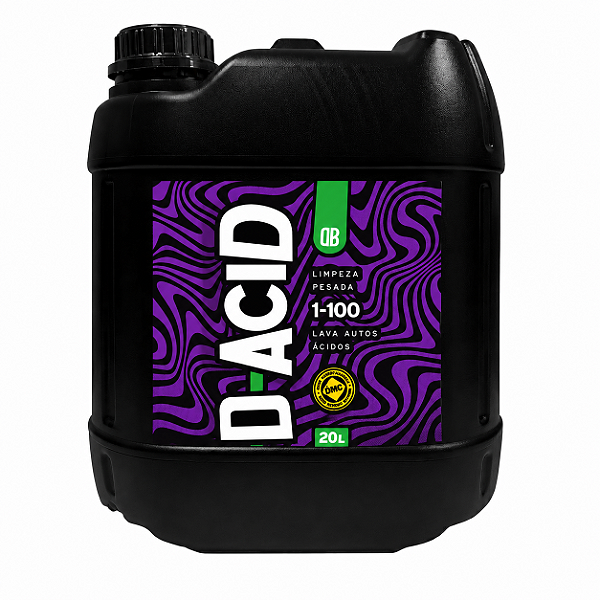 D-Acid Desincrustante Ácido Para Limpeza Pesada Bombona 20L Dub Boyz