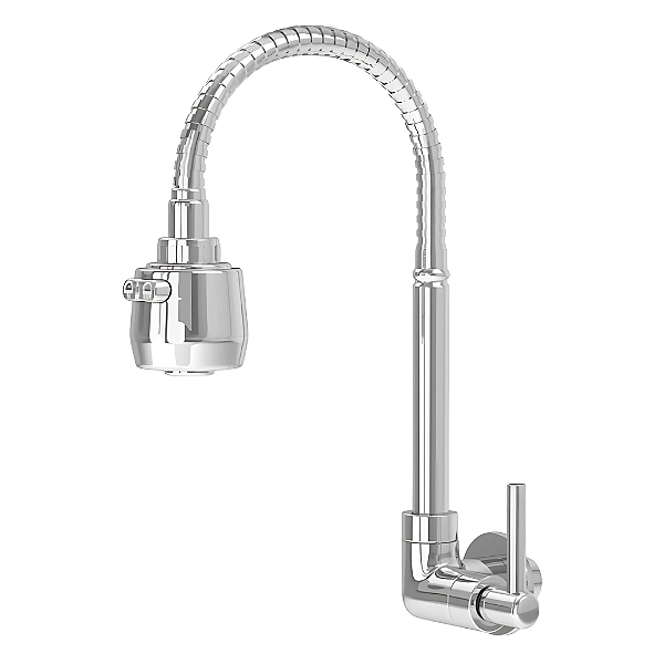 Torneira Gourmet Flexível Parede Luxo 1/4v COD-1129-7