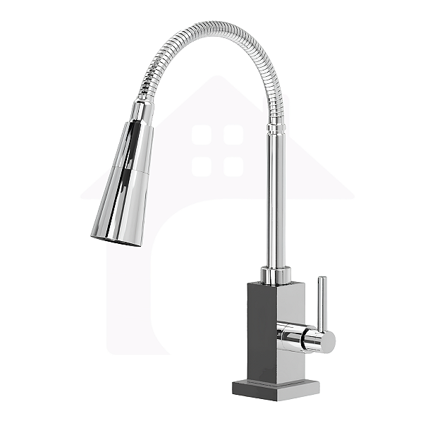 Torneira Flexível Cromada Bancada Conico 2 Jatos cod 1131-8