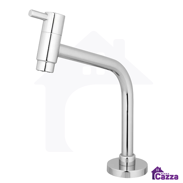 Torneira Para Banheiro Lavatório Cuba Bancada Metal Inox Luxo 1/4 De Volta