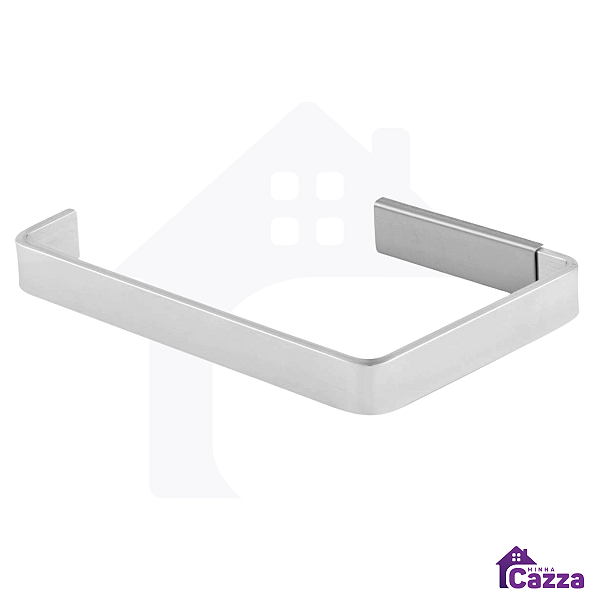 Papeleira Porta papel Quadrada Alumínio 100% Aço Inox