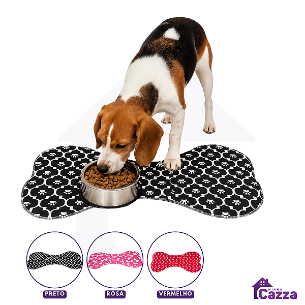 Tapete Comedouro Pet Antiderrapante Cachorro Gato