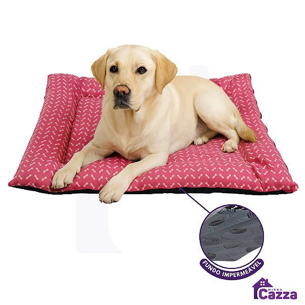 Colchonete Gigante 70x90 Com Zíper para Cachorro ou Gato Caminha Pet Grande