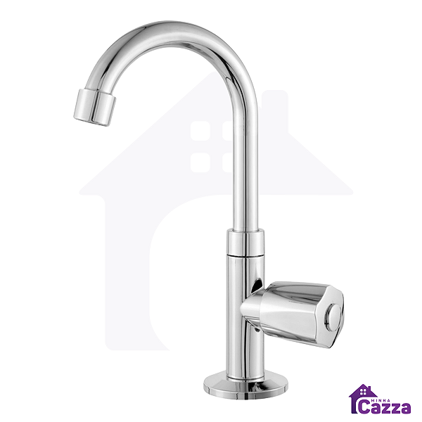 Torneira De Banheiro Lavabo Cuba Metal Inox Lavatório 1/4 De Volta