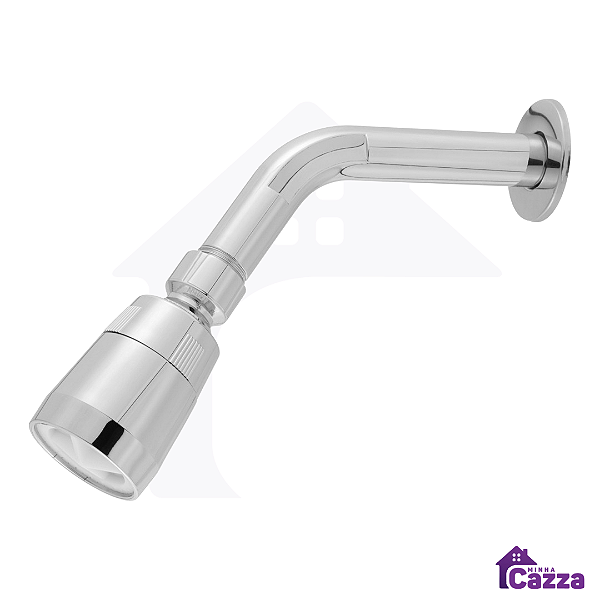 Chuveiro Slim ABS Articulado Cromado Ducha Para Banheiro -  Piscina - Jardim