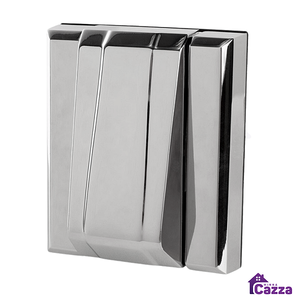 Acabamento Para Válvula de Descarga Banheiro Luxo Cromado