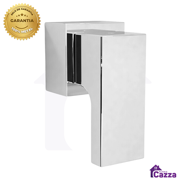 Acabamento 100% em Metal Para Registro Banheiro Chuveiro Cromado 16 estrias 1/2, 3/4