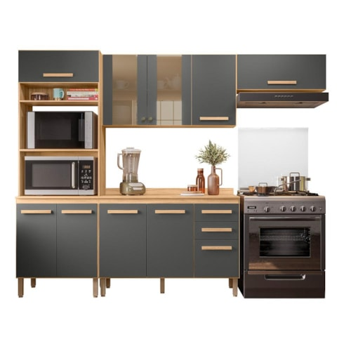 Cozinha Modulada Intenza Madre 4 Peças Nicioli