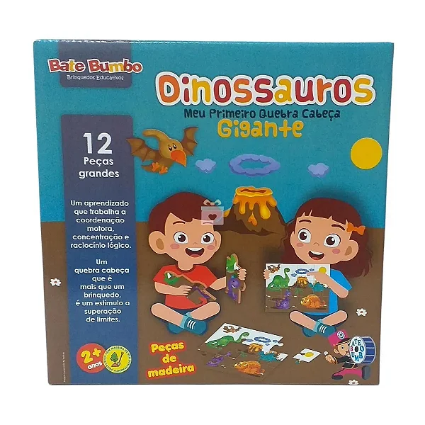 MEU PRIMEIRO QUEBRA CABEÇA GIGANTE - DINOSSAUROS