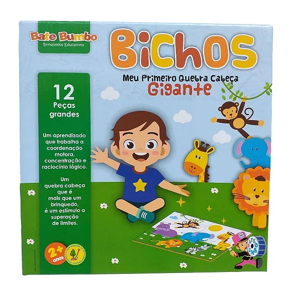 MEU PRIMEIRO QUEBRA CABEÇA GIGANTE - BICHOS