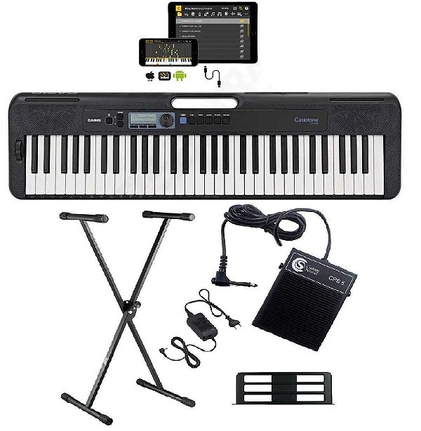 Kit Teclado Musical CT-S300 Midi / Usb / APP Chordana Play