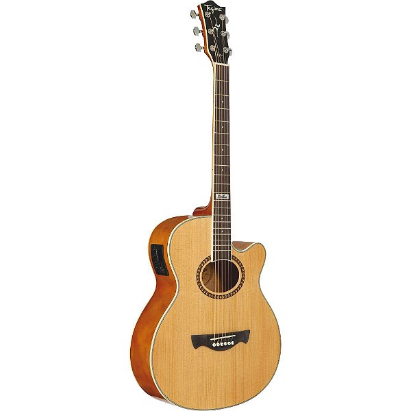 Violão Elétrico Tagima Dallas Tuner Natural Satin em Aço