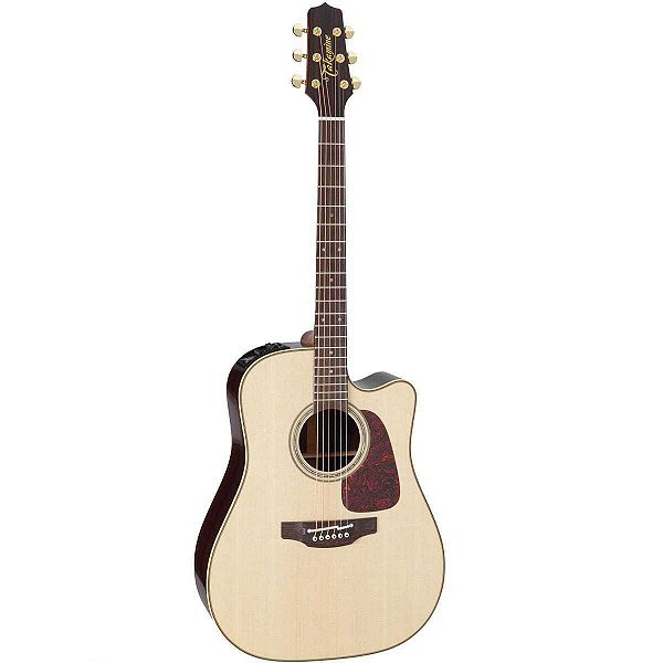 Violão Folk Takamine P5DC Natural Elétrico com Cutaway e com Afinador + Case
