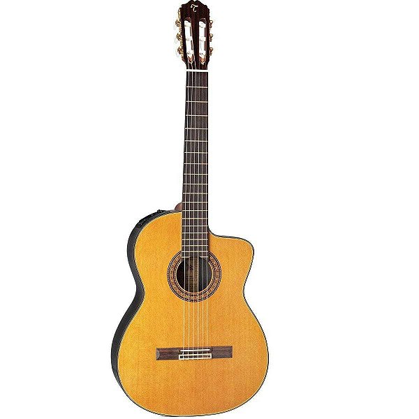 Violão Clássico Takamine TC132SC Natural Elétrico com Cutaway e com Afinador + Case