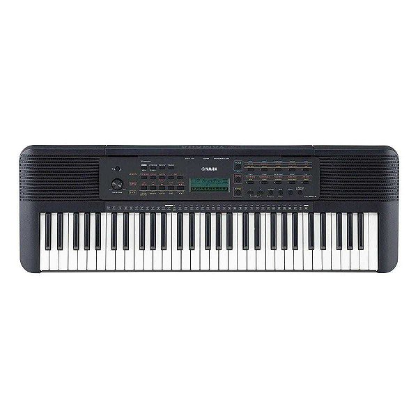 Teclado Musical YAMAHA PSR E273 Preto 61 Teclas + Fonte Bivolt + Estante de Partituras