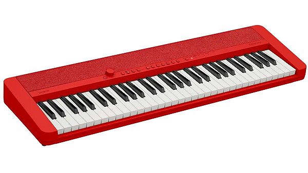 Teclado Casio CT-S1 CasioTone Vermelho - 61 Teclas Sensitivas