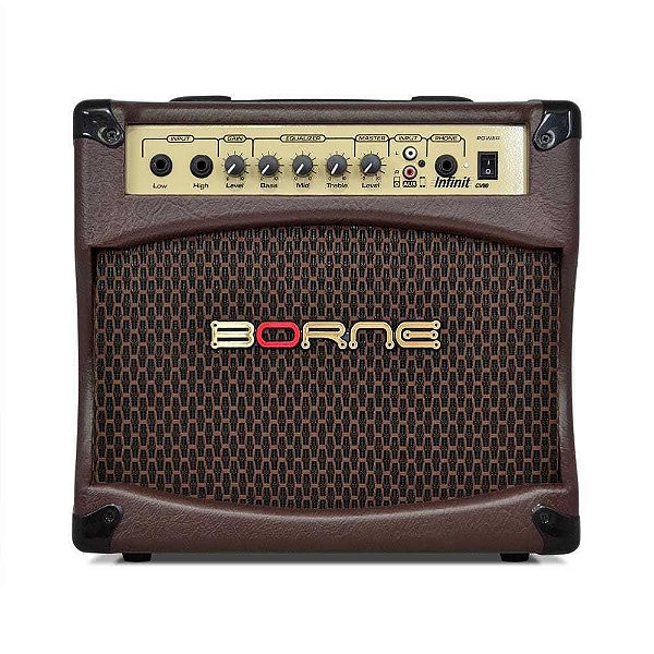 Amplificador Borne para Violão Infinit CV80 Marrom - 30W RMS