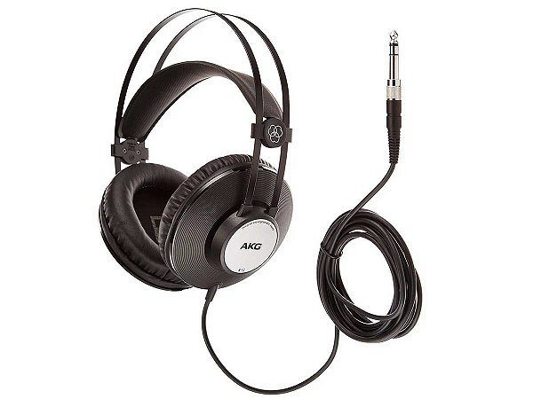 Fone AKG K72 Preto Headphone Estúdio Profissional Monitor - Original com NF