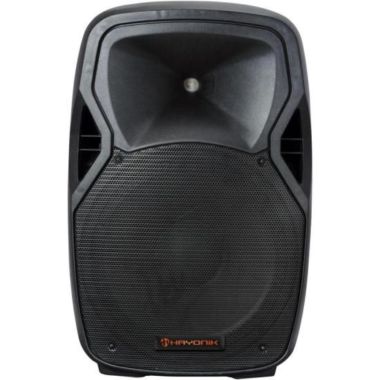 Caixa de Som Amplificada Hayonik CPA 15600L Ativa 600 Watts - 15 Polegadas - Bluetooth